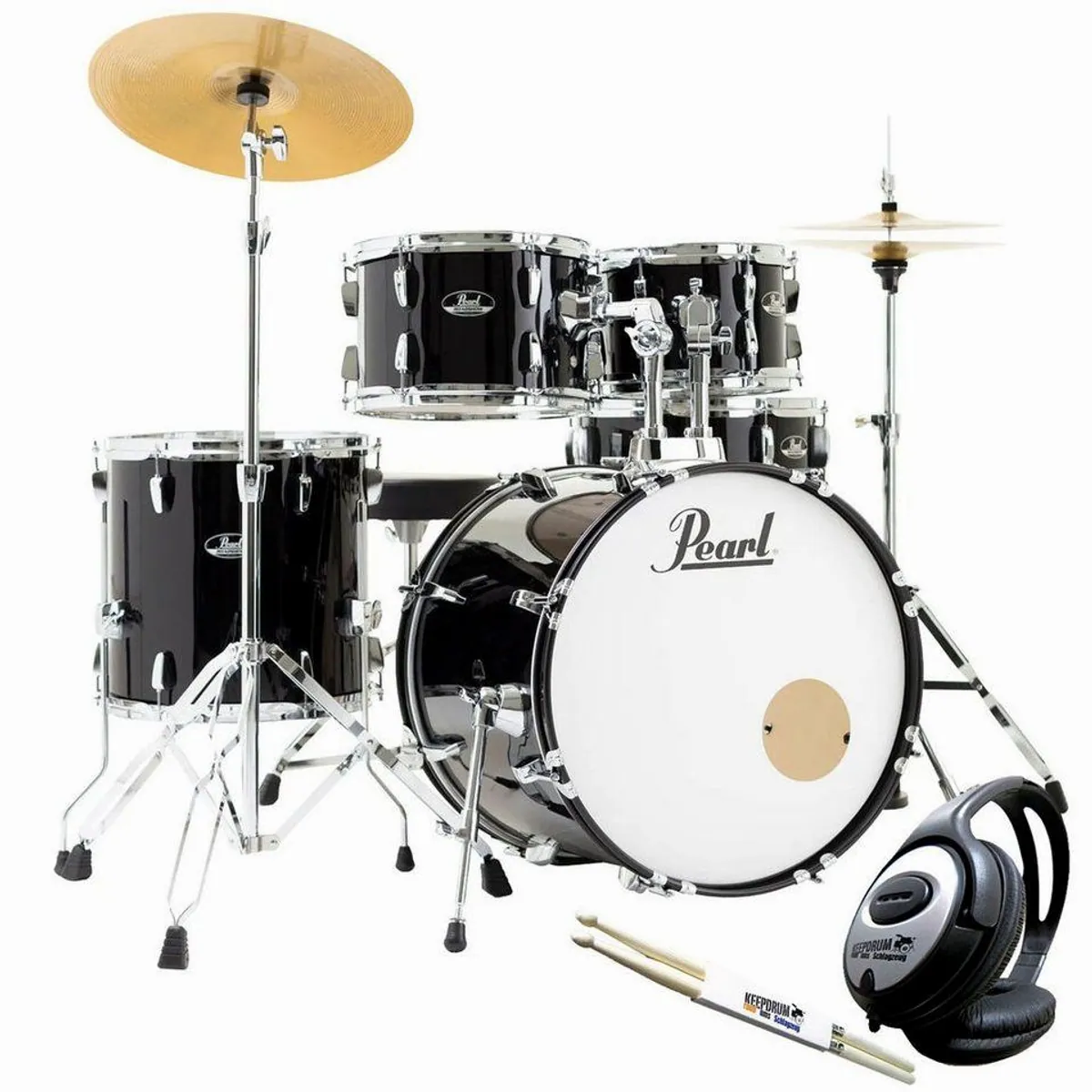 Pearl Roadshow Schlagzeug 20, inkl. Kopfhörer, Hocker & Sticks