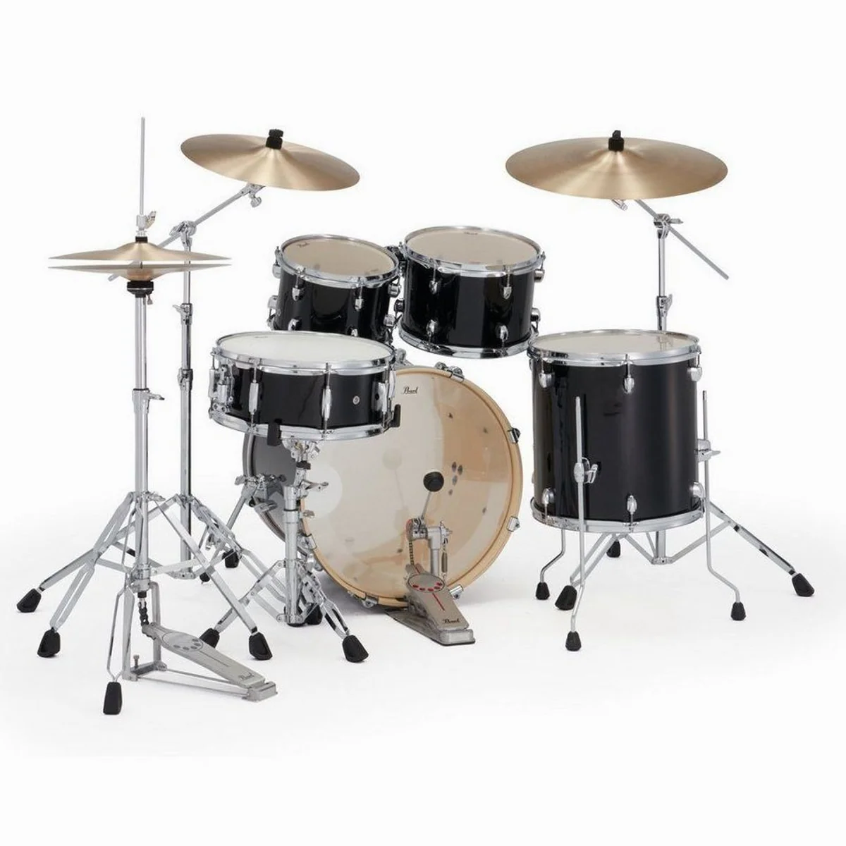Pearl Export EXX705NBR-C31 Schlagzeugset, inkl. Hocker, Hardware & Becken 2