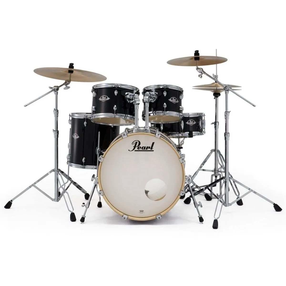 Pearl Export EXX705NBR-C31 Schlagzeugset, inkl. Hocker, Hardware & Becken 4