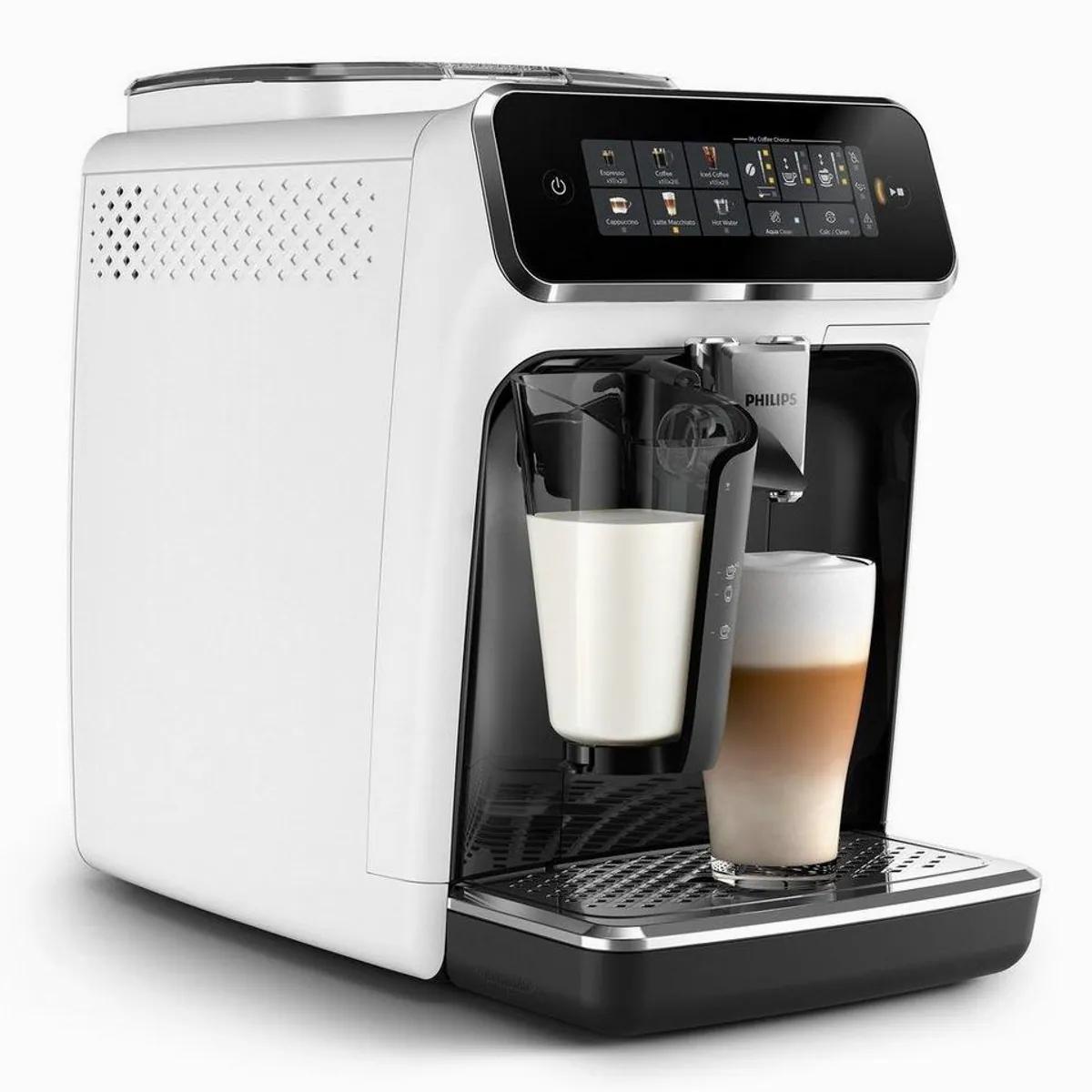 Philips 3300 Series Kaffeevollautomat, 6 Getränke, LatteGo-Milchsystem, SilentBrew Technologie 3