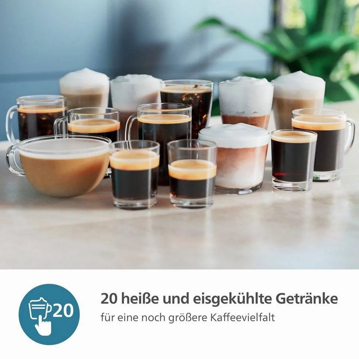 Philips EP5547/90 Kaffeevollautomat, 20 Kaffeespezialitäten, LatteGo-System, SilentBrew Technologie 3
