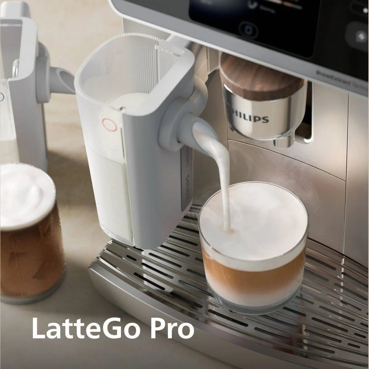 Philips EP8757/20 Kaffeevollautomat, 50 Getränke, LatteGo Pro, BrewExtract Technologie 4