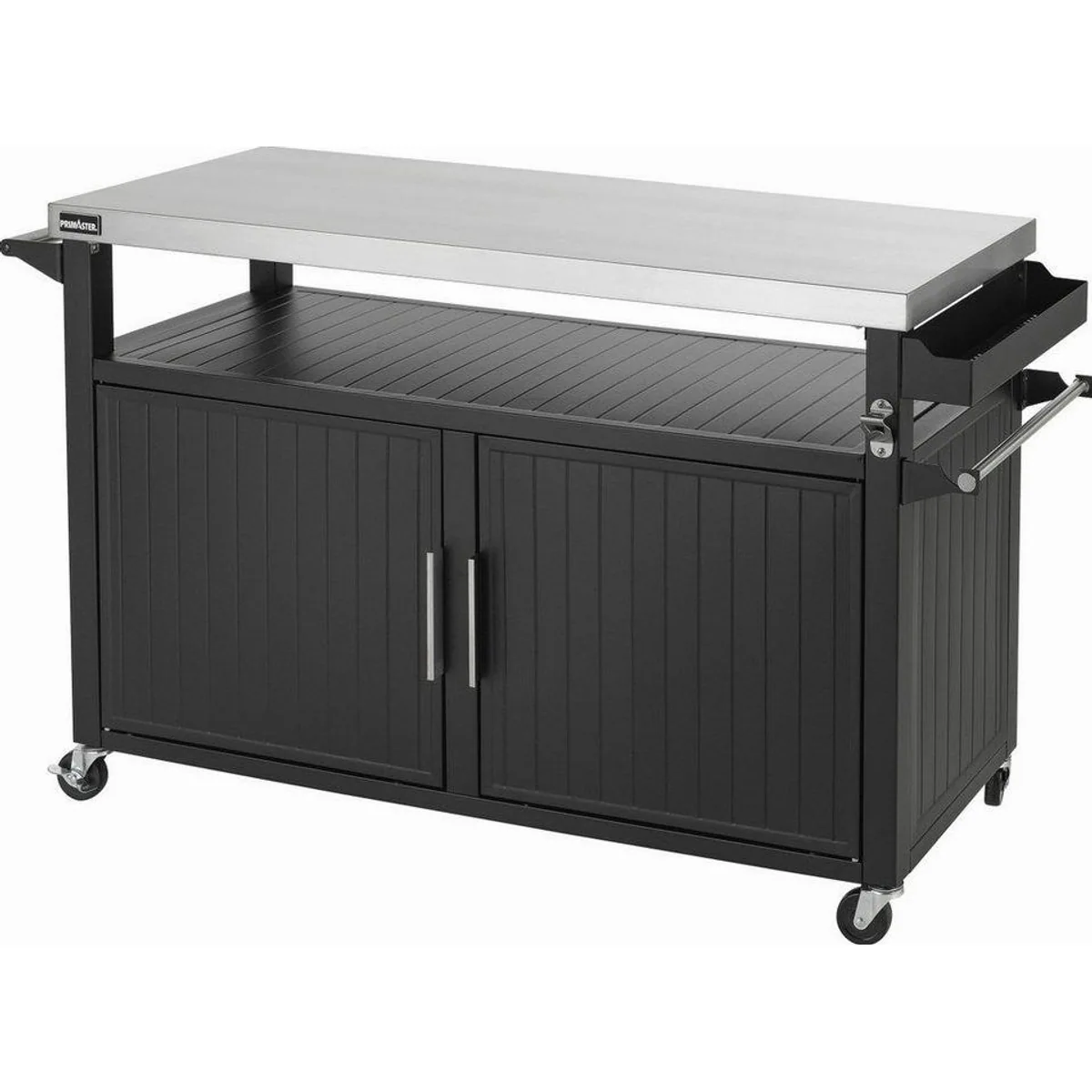 Primaster Grillwagen Napa XXL, große Arbeitsfläche, viel Stauraum, robustes Design