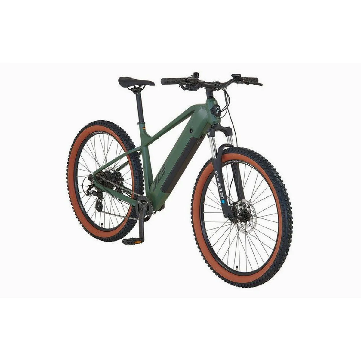 Prophete Dice 1.0 E-Mountainbike, 250 W Heckmotor, 8-Gang Shimano, 360 Wh Akku 2