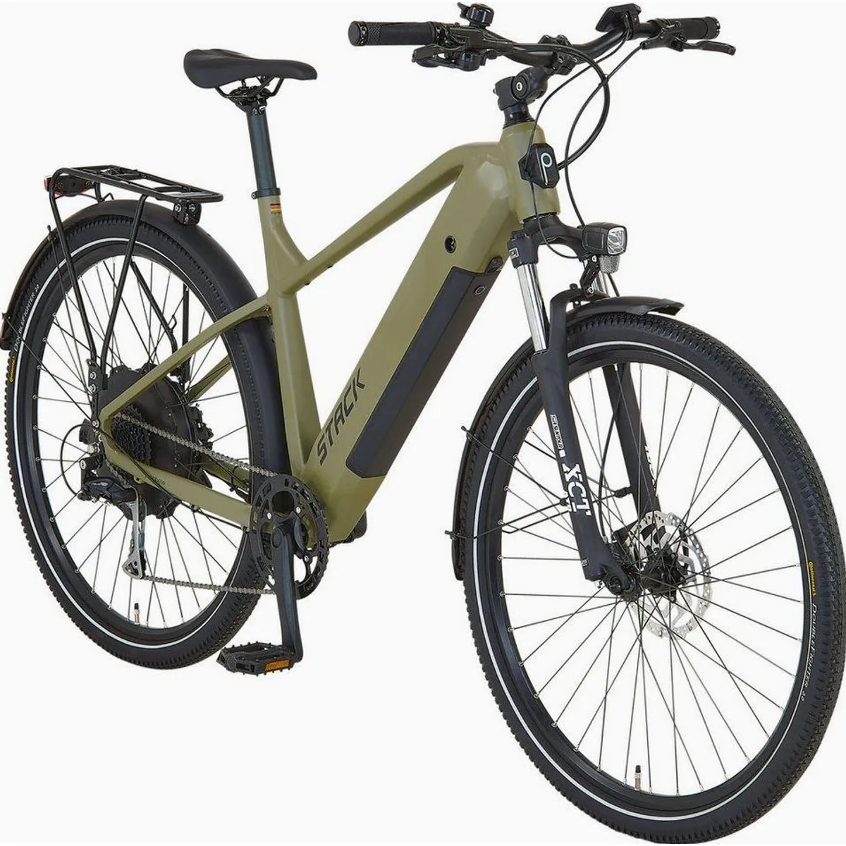 Prophete Stack 2.0 E-Bike, 9-Gang Shimano Alivio, 480 Wh Akku, Heckmotor 2