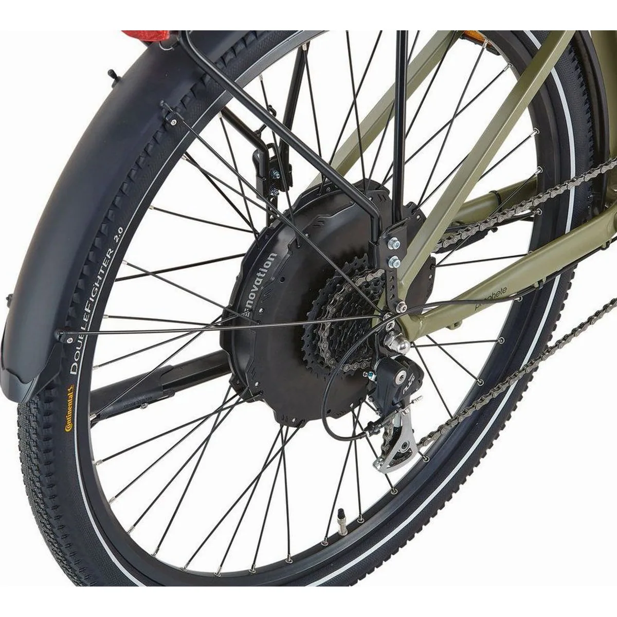 Prophete Stack 2.0 E-Bike, 9-Gang Shimano Alivio, 480 Wh Akku, Heckmotor 5