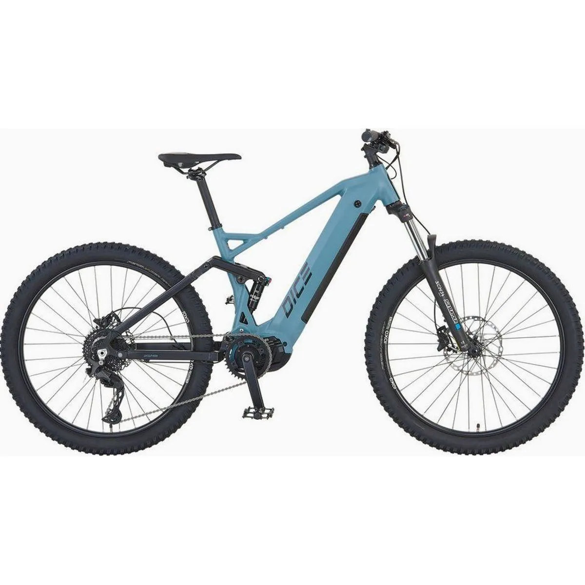 Prophete Dice 4.0 E-Mountainbike, 10 Gang Shimano Cues, Mittelmotor, 480 Wh