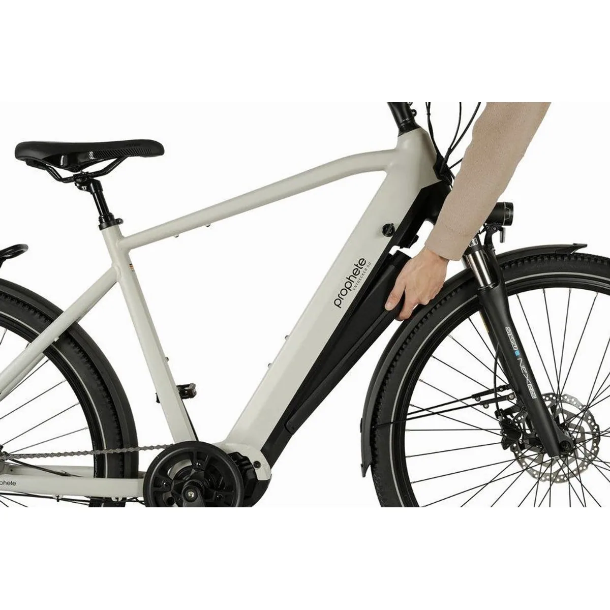 Prophete Entdecker 5.0 E-Bike, 48V Mittelmotor, 220 km Reichweite, 10 Gang Shimano Deore 4