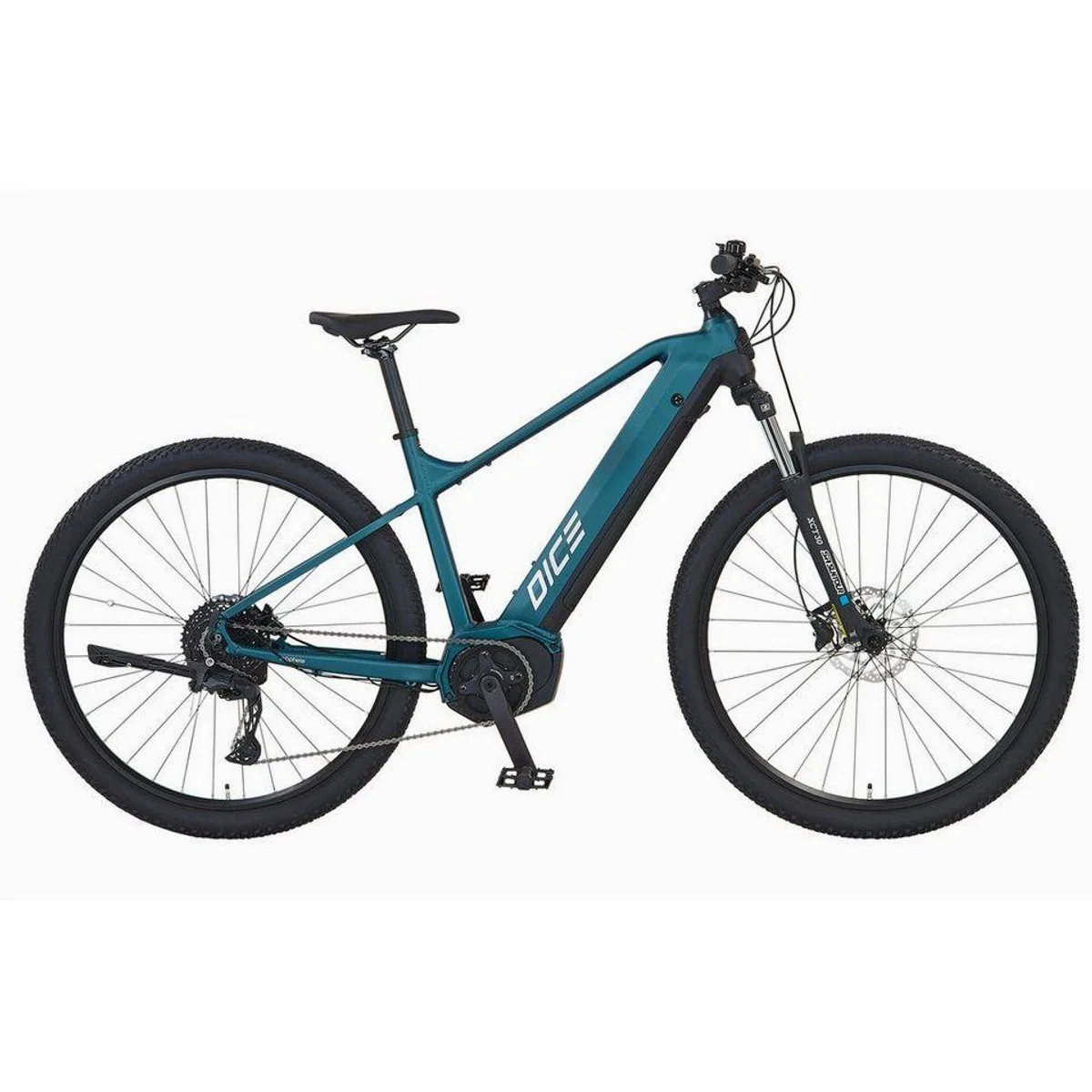 Prophete Dice 3.8 E-MTB, 10-Gang Shimano Cues, 540 Wh Akku — ideal für Stadt und Gelände