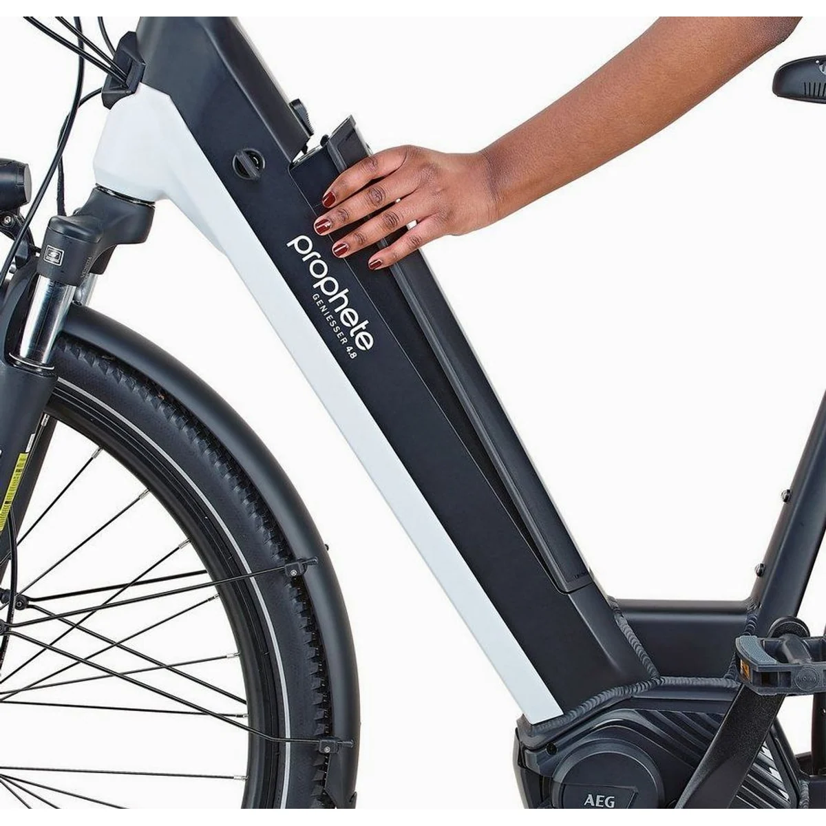 Prophete Geniesser 4.8 E-Bike Cityrad, 7-Gang Nabenschaltung, 540 Wh Akku, AEG Mittelmotor 5