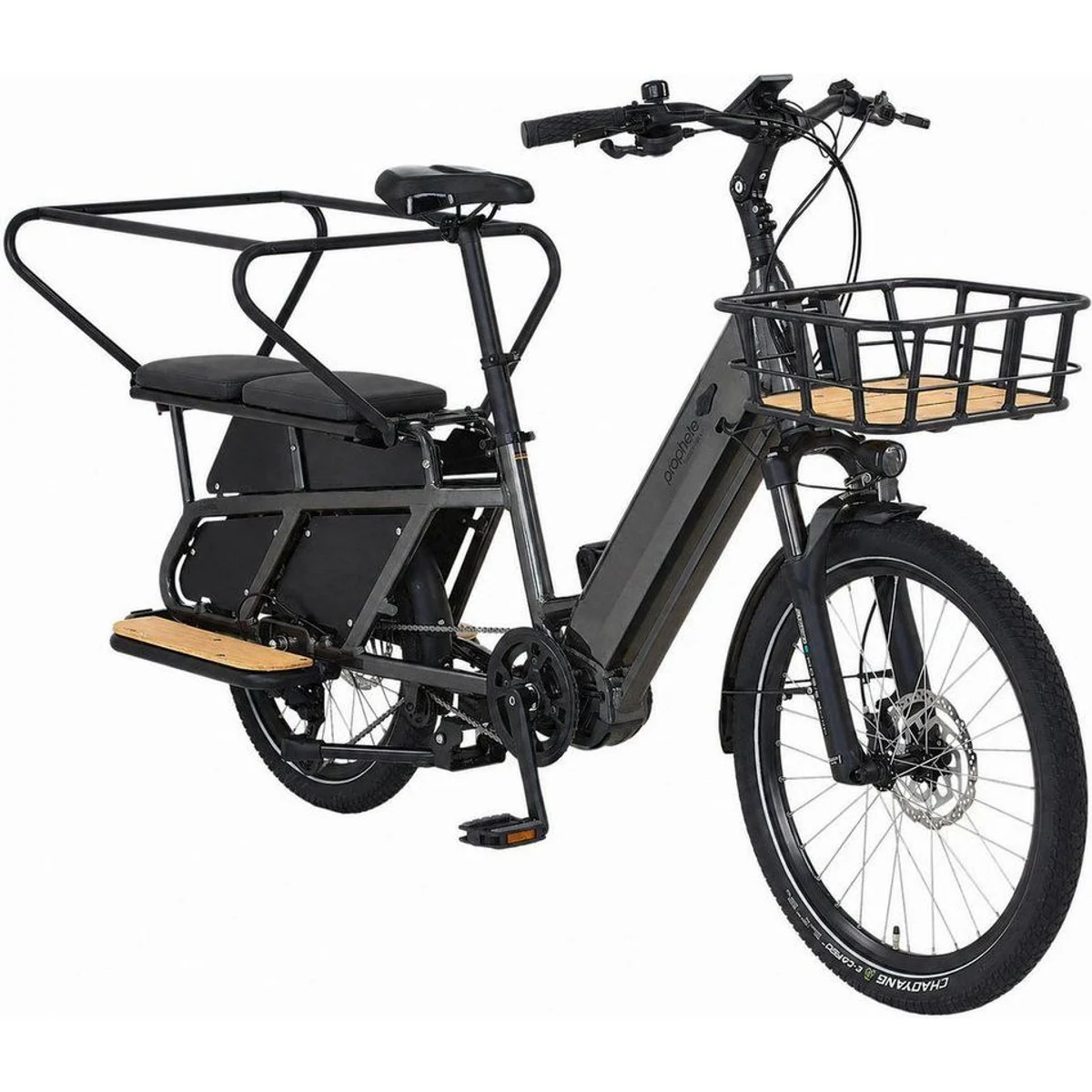 Prophete Urbanicer 4.0 Lastenrad, 9 Gang Shimano, 720 Wh Akku, bis 80 kg Zuladung 2