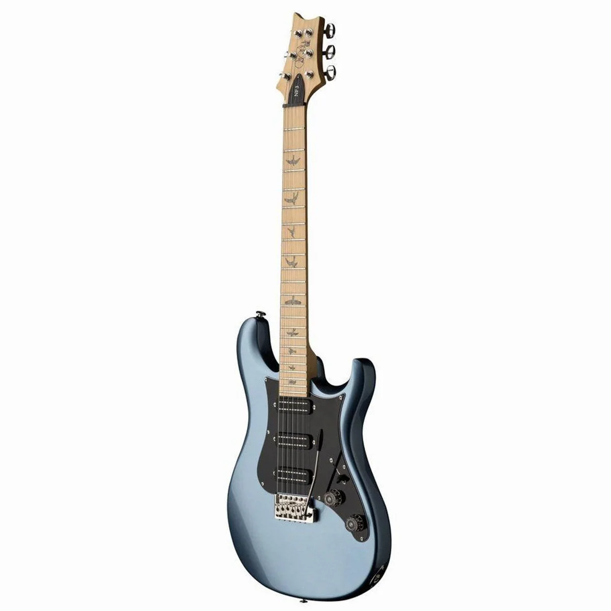 PRS SE NF3 Maple E-Gitarre, vielseitige Klangvielfalt, Ice Blue Metallic 5
