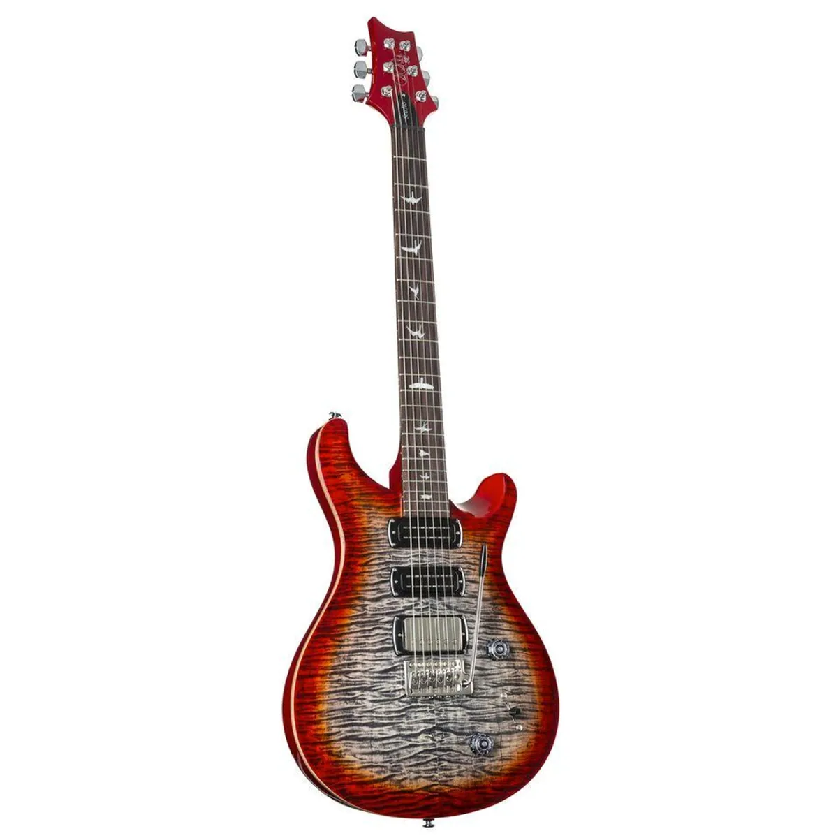 PRS SE Studio Charcoal Cherry Burst, vielseitiger Sound & elegantes Design