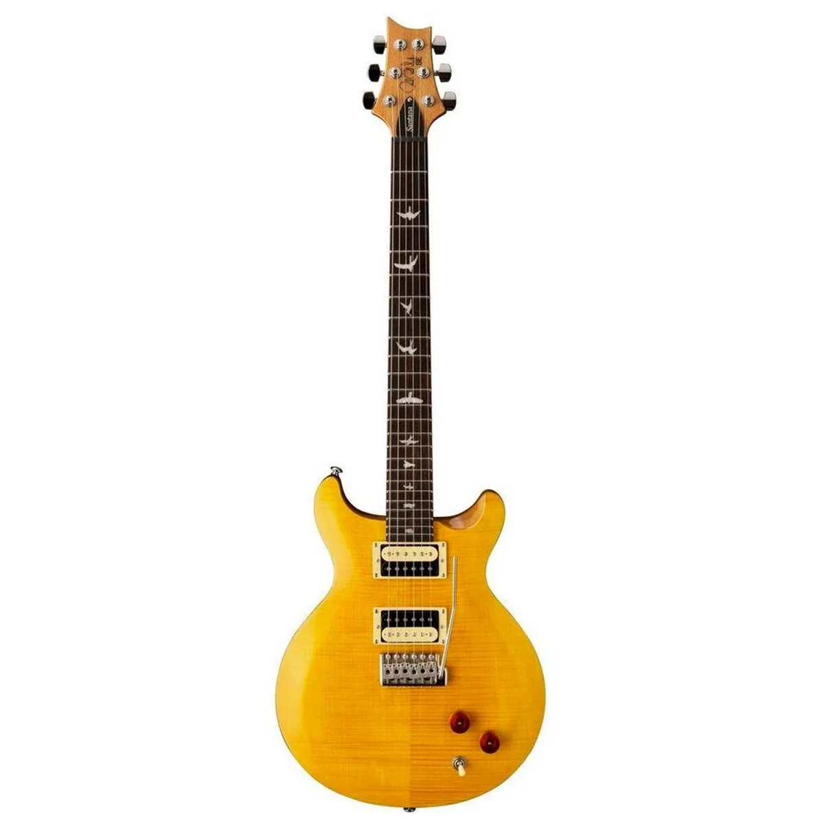PRS SE Santana E-Gitarre, Santanagelb, Wide Fat Profil, SE Santana Pickups