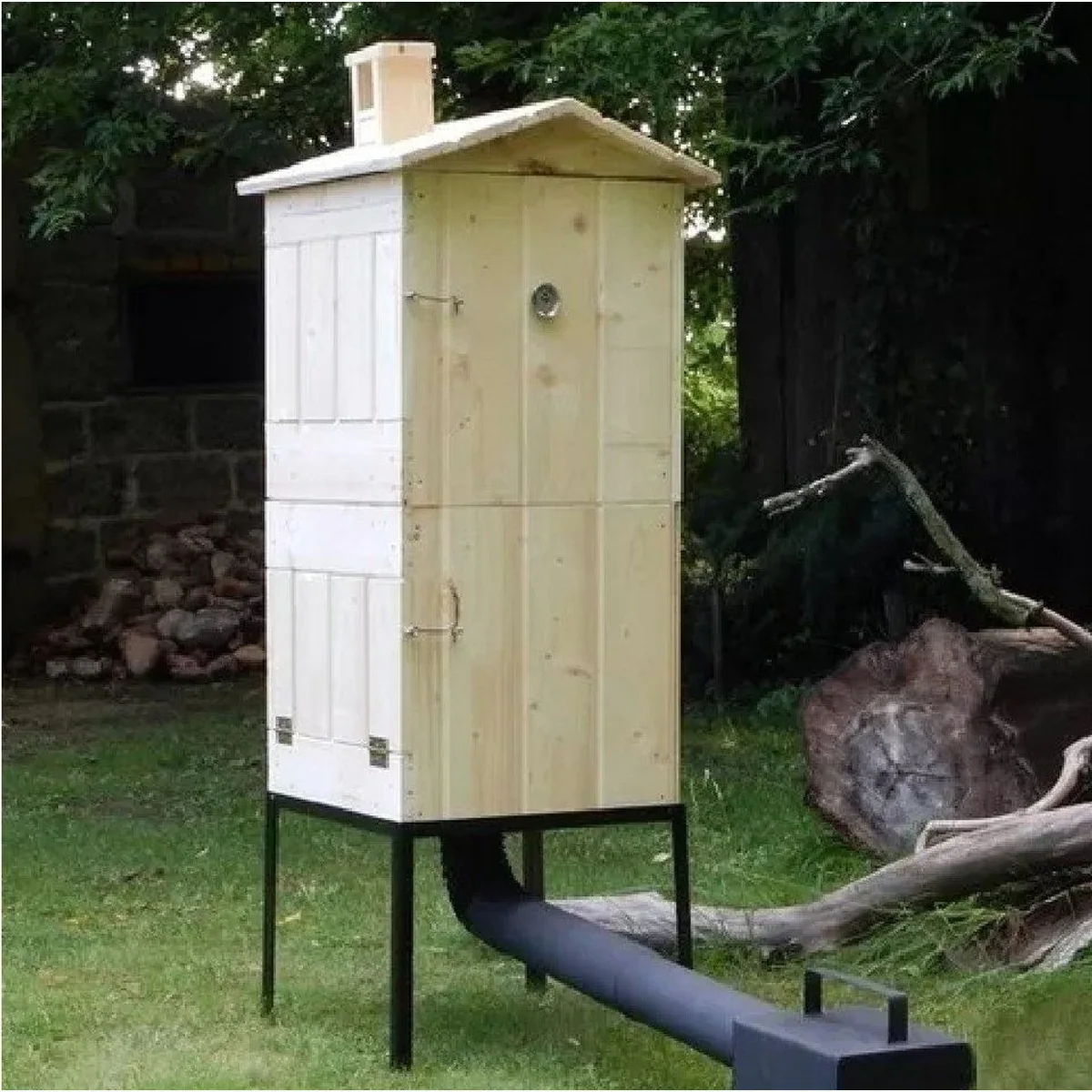 QLS Räucherofen, 550x50x120 cm, ideal für Fisch, Fleisch und Gemüse 3