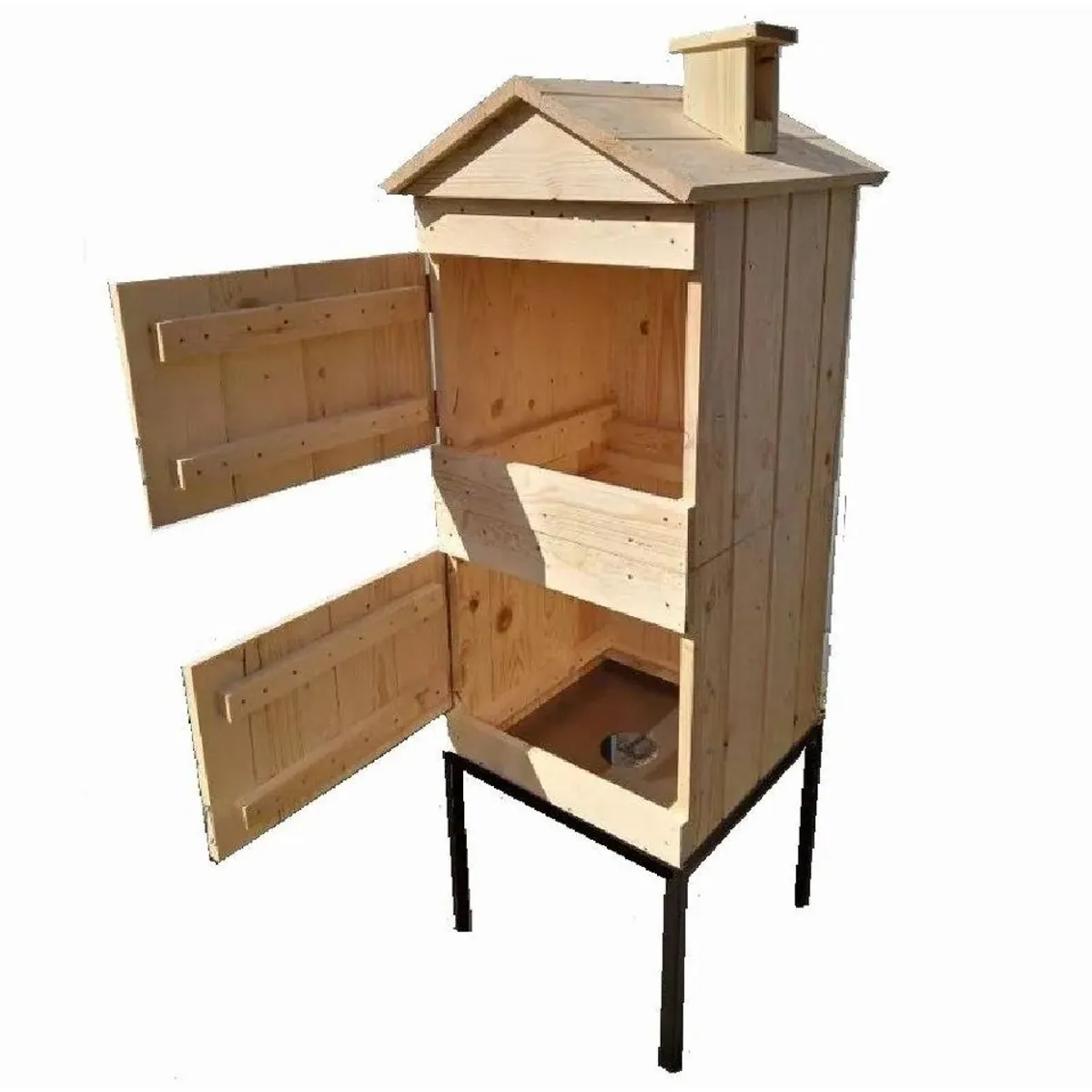 QLS Räucherofen, 550x50x120 cm, ideal für Fisch, Fleisch und Gemüse 5
