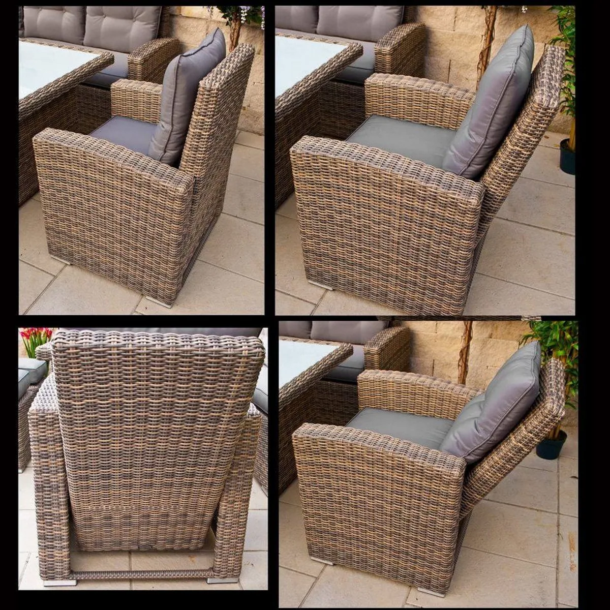 Ragnarök Möbel-Design Gartenlounge-Set Wieland XL, großzügig & flexibel 3