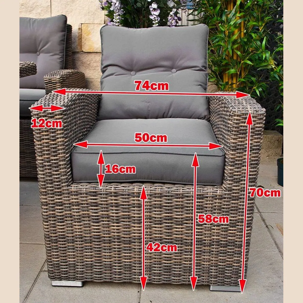 Ragnarök Möbel-Design Gartenlounge-Set Wieland XL, großzügig & flexibel 4