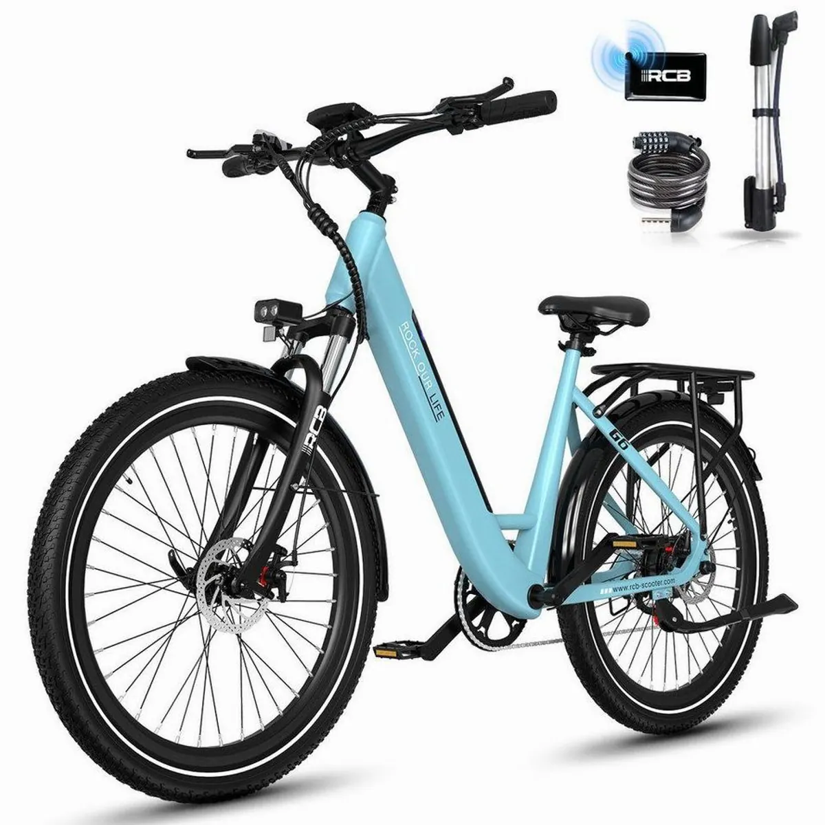 RCB E-Bike Pedelec G6, kraftvoller Motor, smarte APP-Nutzung, hohe Reichweite