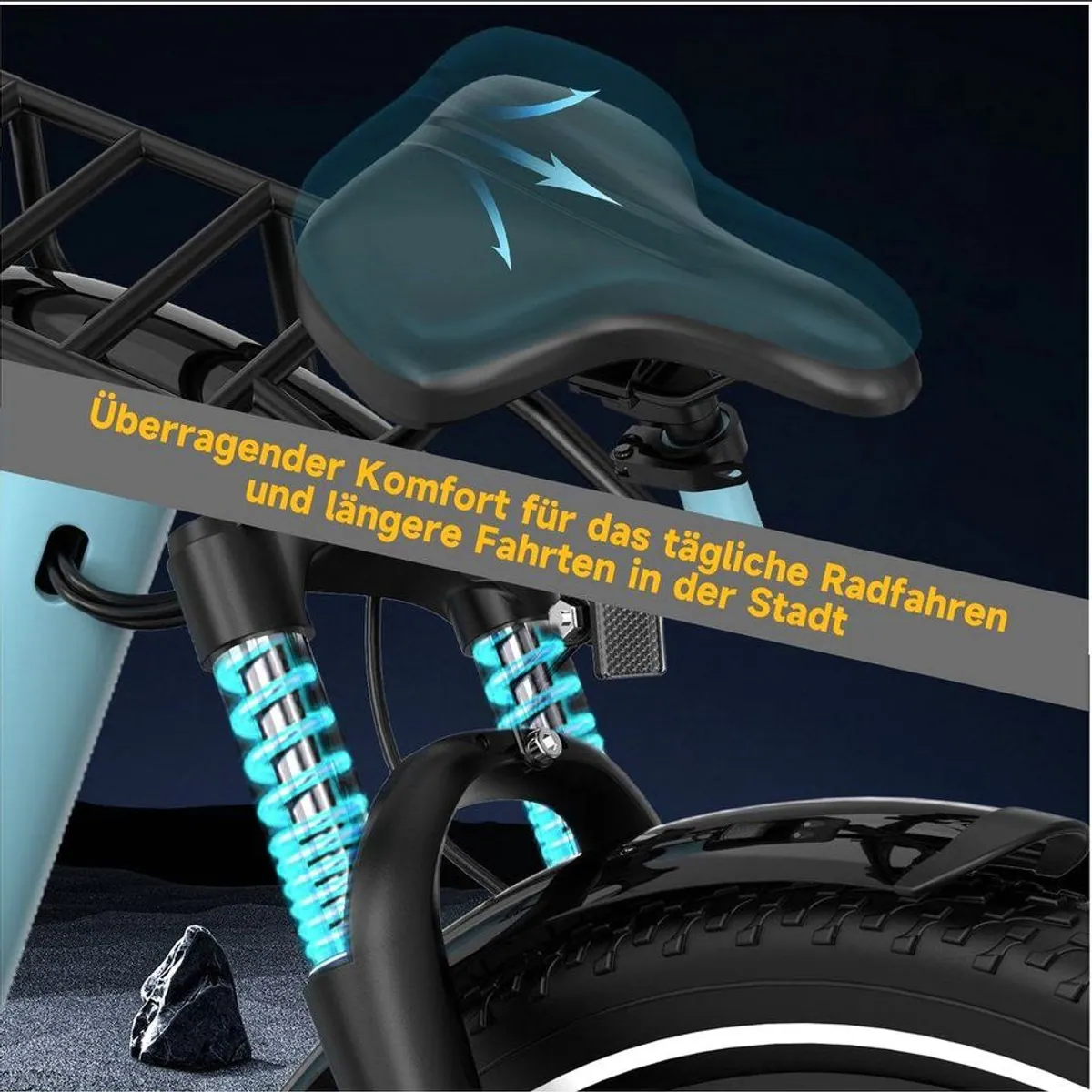 RCB E-Bike Pedelec G6, kraftvoller Motor, smarte APP-Nutzung, hohe Reichweite 4