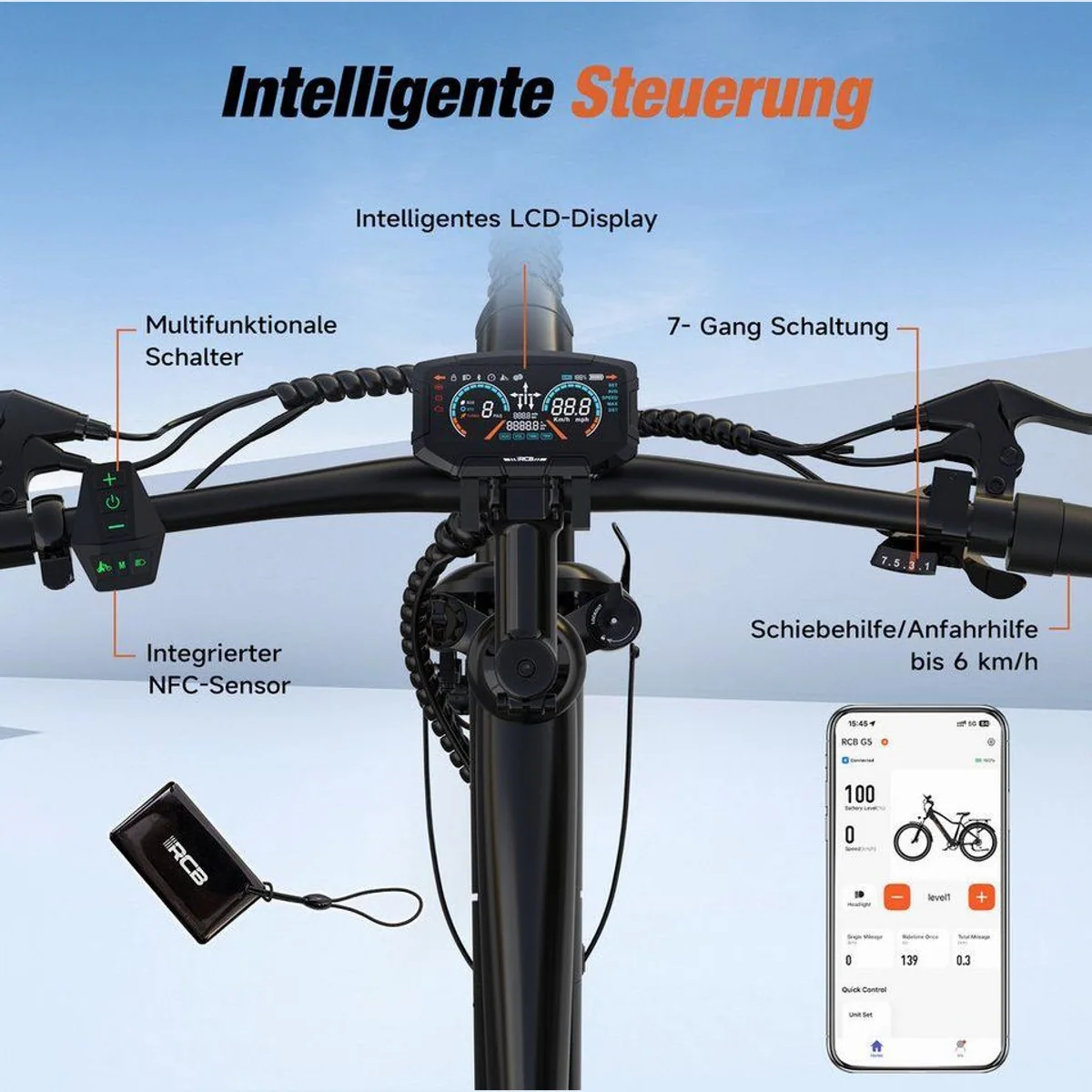 RCB E-Bike Pedelec G5, kraftvoll, flexibel, smart 5