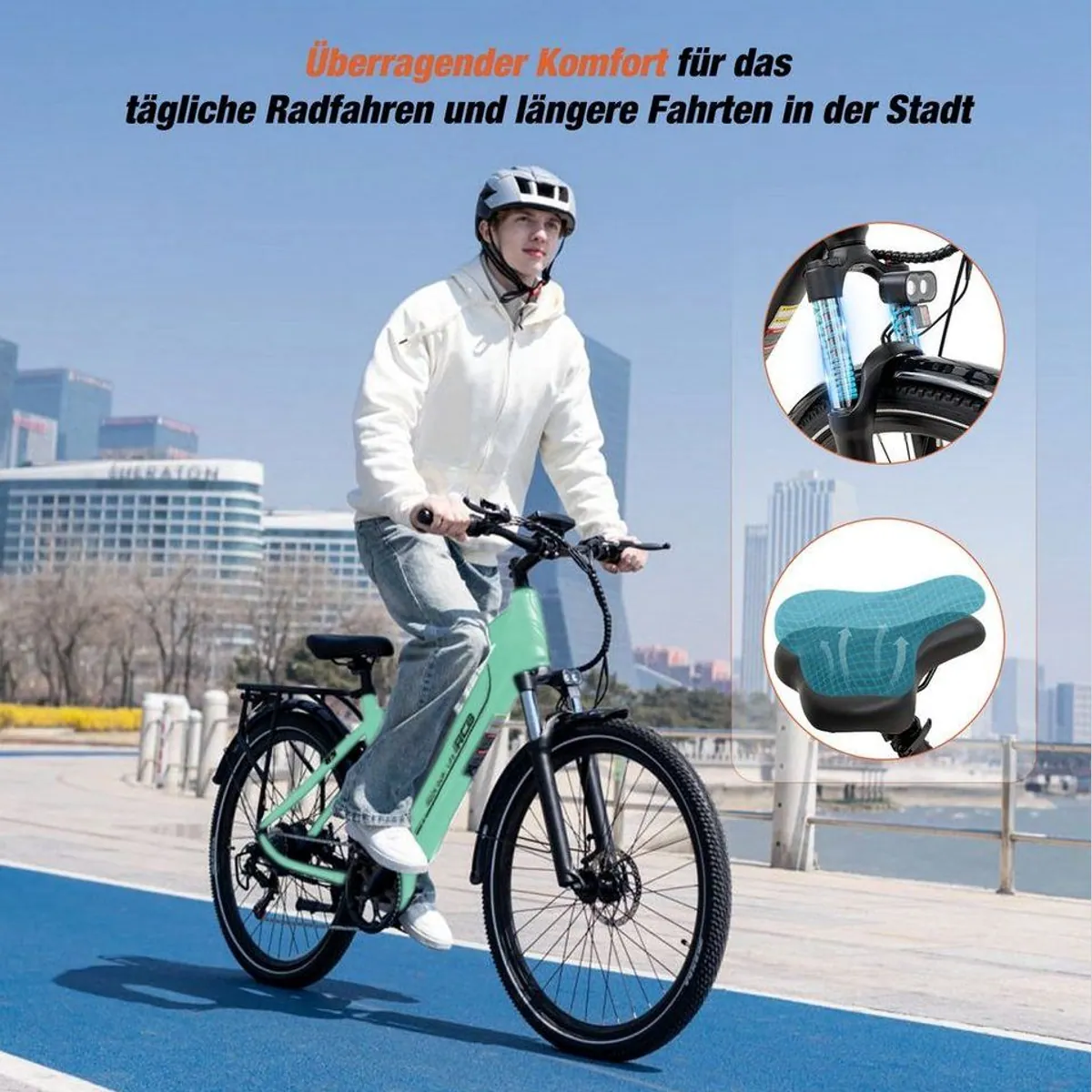 RCB E-Bike Pedelec G5, 27,5 Zoll, 468 Wh Akku, 7-Gang-Schaltung, APP & NFC 4