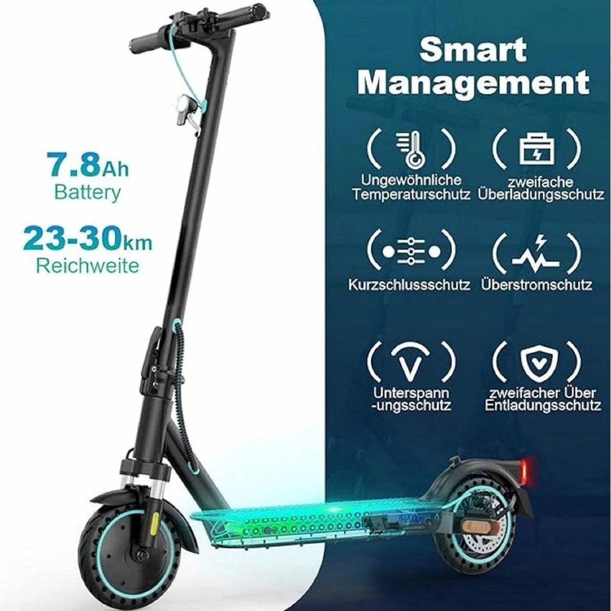 RCB EV85F E-Scooter, 400 W Motor, klappbar, APP-Steuerung 2