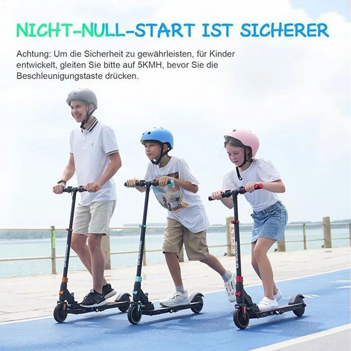 RCB Elektro-Kinderroller R15, max. 20 km/h, faltbar, höhenverstellbar 5