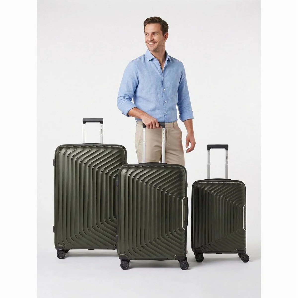 Redolz Trolleyset Essentials 01, 4 Rollen, robust und erweiterbar 3
