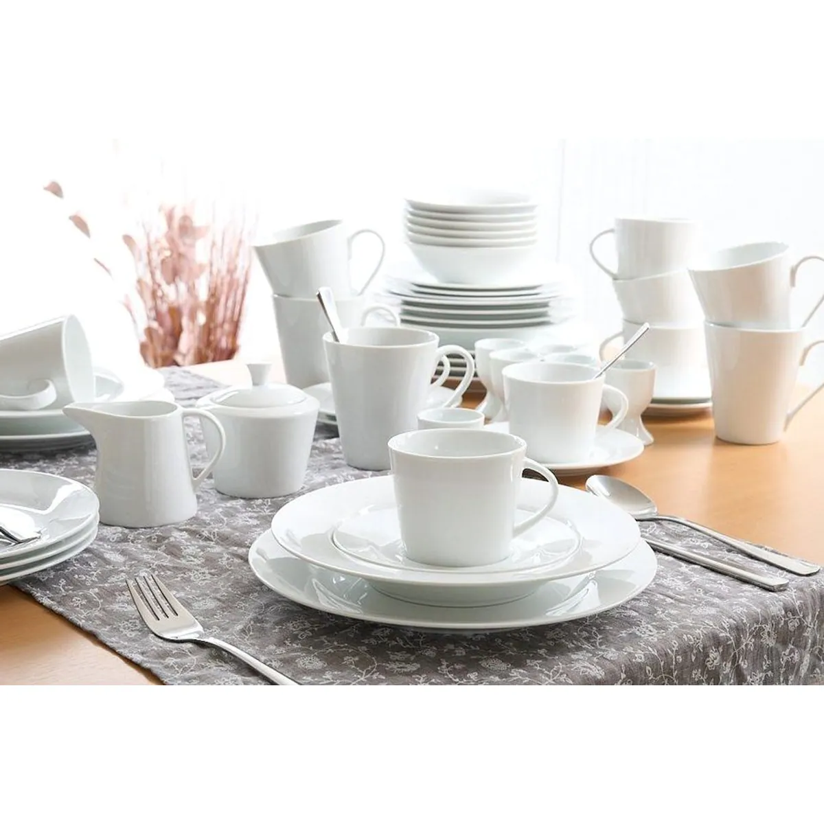 Retsch Arzberg Emilie Kombiservice, 50-teilig, für 6 Personen, Porzellan 3