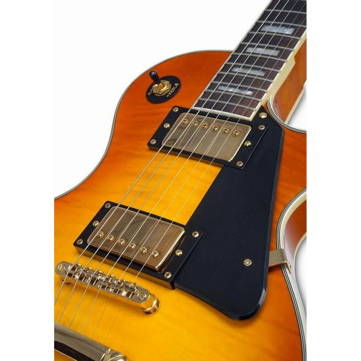Rocktile Pro L-200 E-Gitarre, Mahagoni-Korpus, 2 Humbucker 4