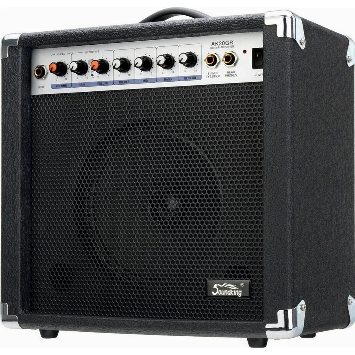 Rocktile Warhead E-Gitarre Set, 2 Humbucker, Combo-Verstärker AK20GR 5