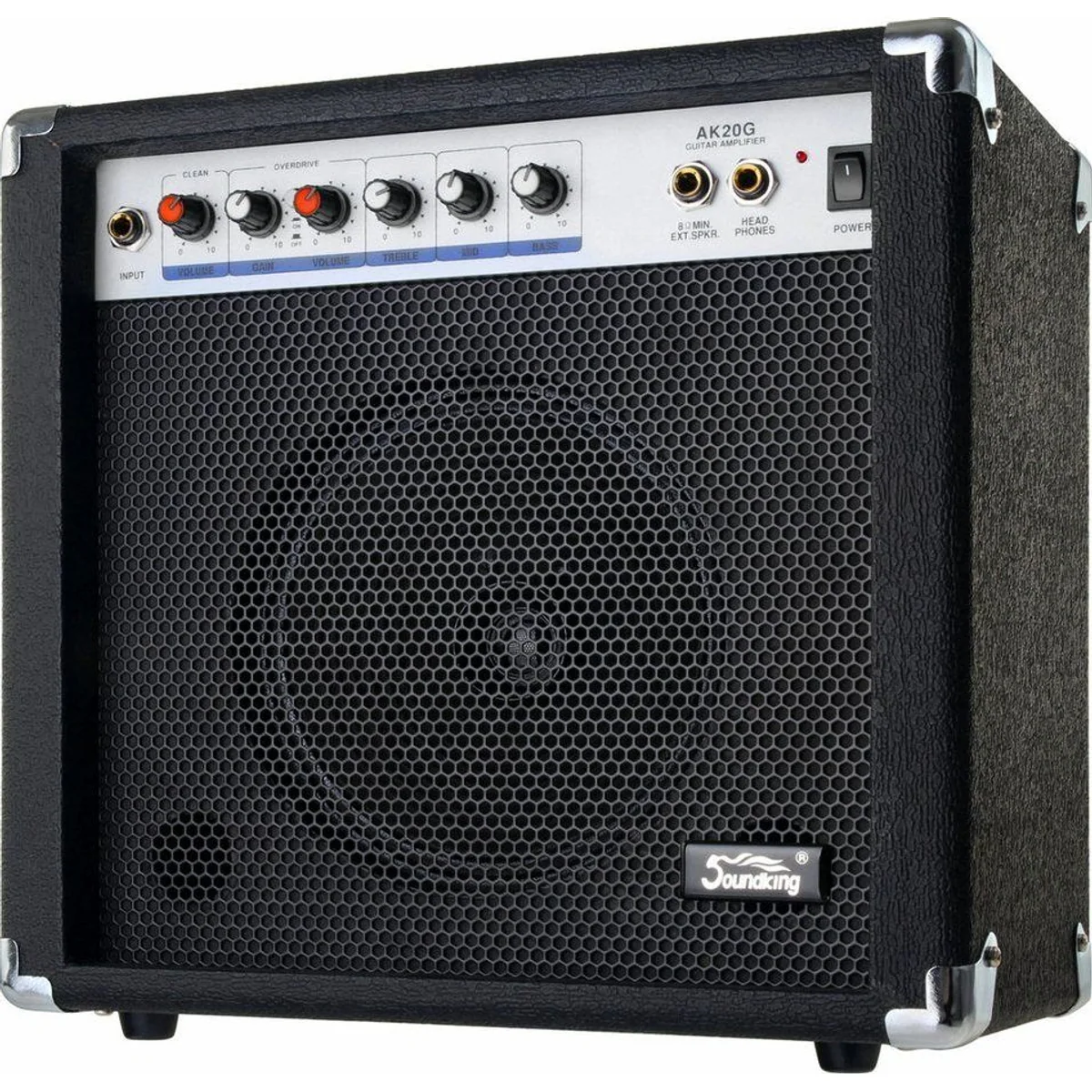 Rocktile Pro S-Red E-Gitarre Set, Double Cut, Humbucker, inkl. Verstärker 5