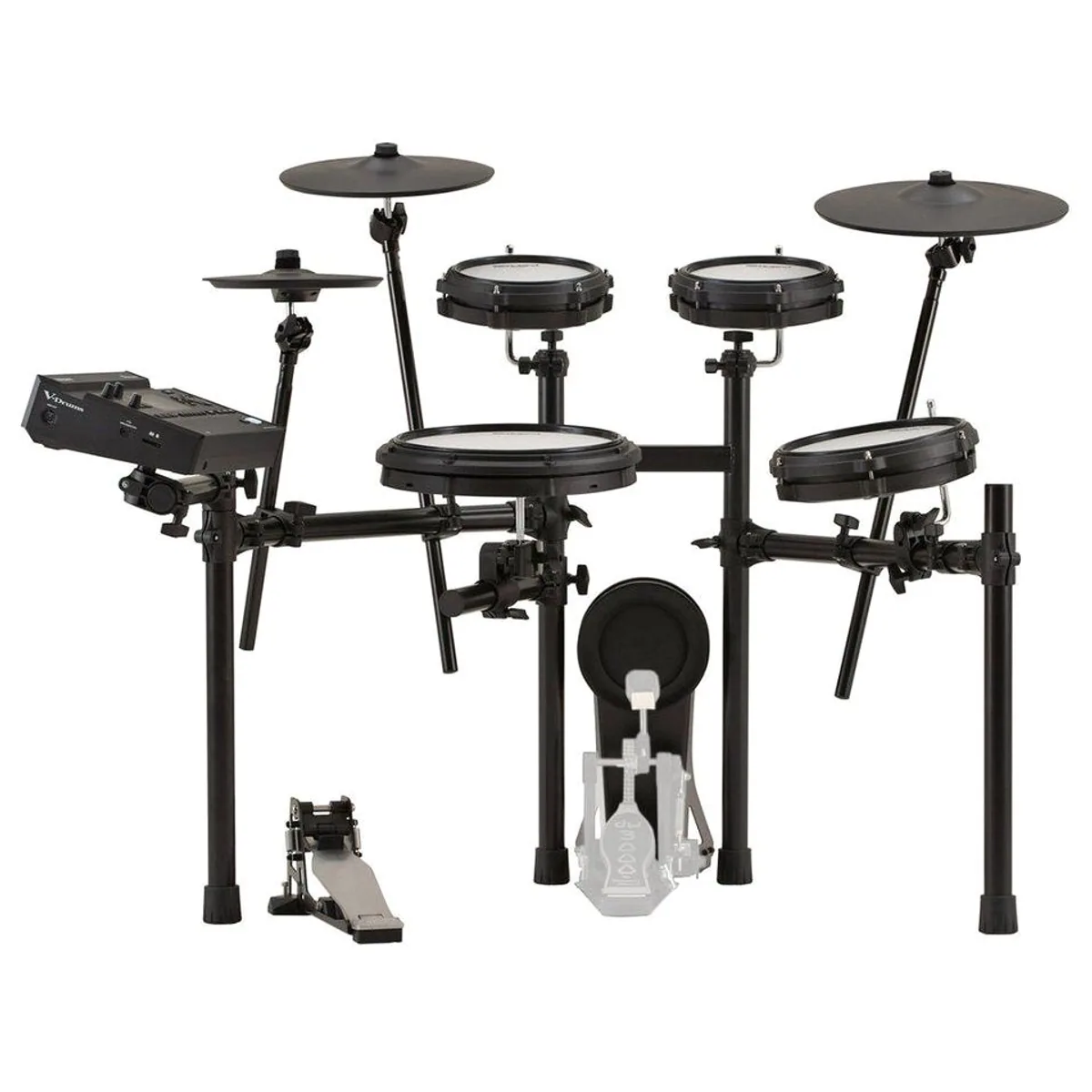 Roland E-Drum TD313, kompaktes Set, erweiterbares V31 Modul, Bluetooth Audio