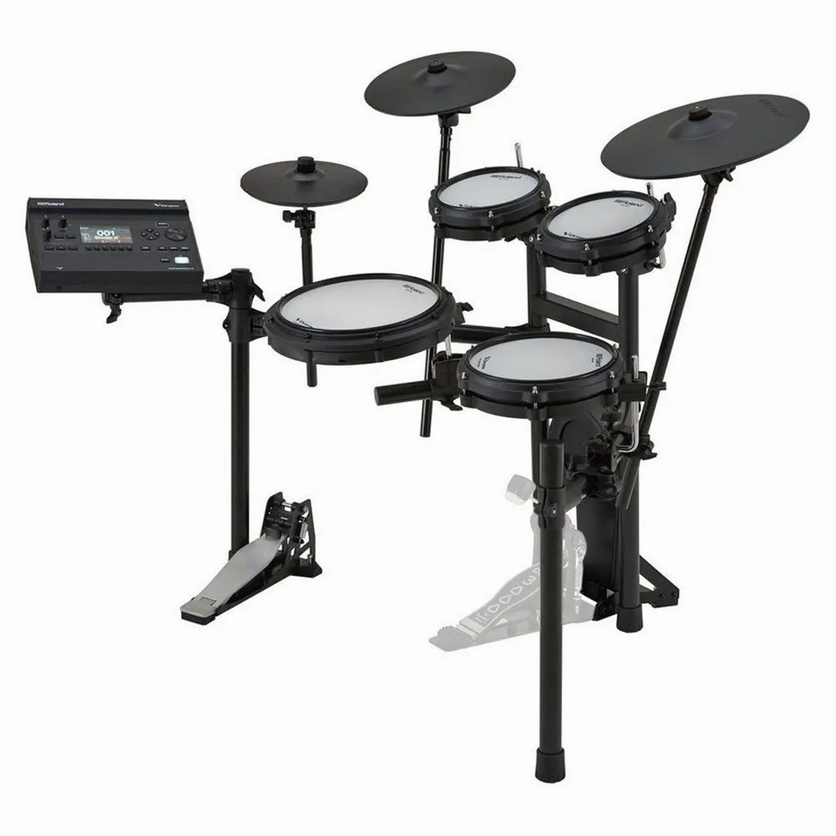 Roland E-Drum TD313, kompaktes Set, erweiterbares V31 Modul, Bluetooth Audio 3