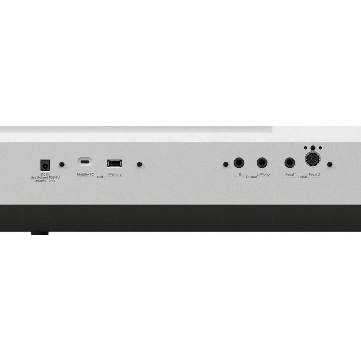 Roland FP-40 WH Digitalpiano, authentisches Spielgefühl, modernes Design, vielseitige Anschlüsse 3
