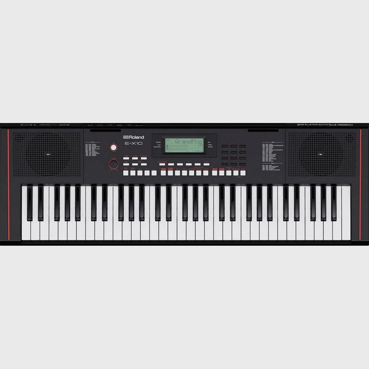 Roland E-X10 Keyboard, 61 Tasten, 601 Klänge, tragbar und benutzerfreundlich