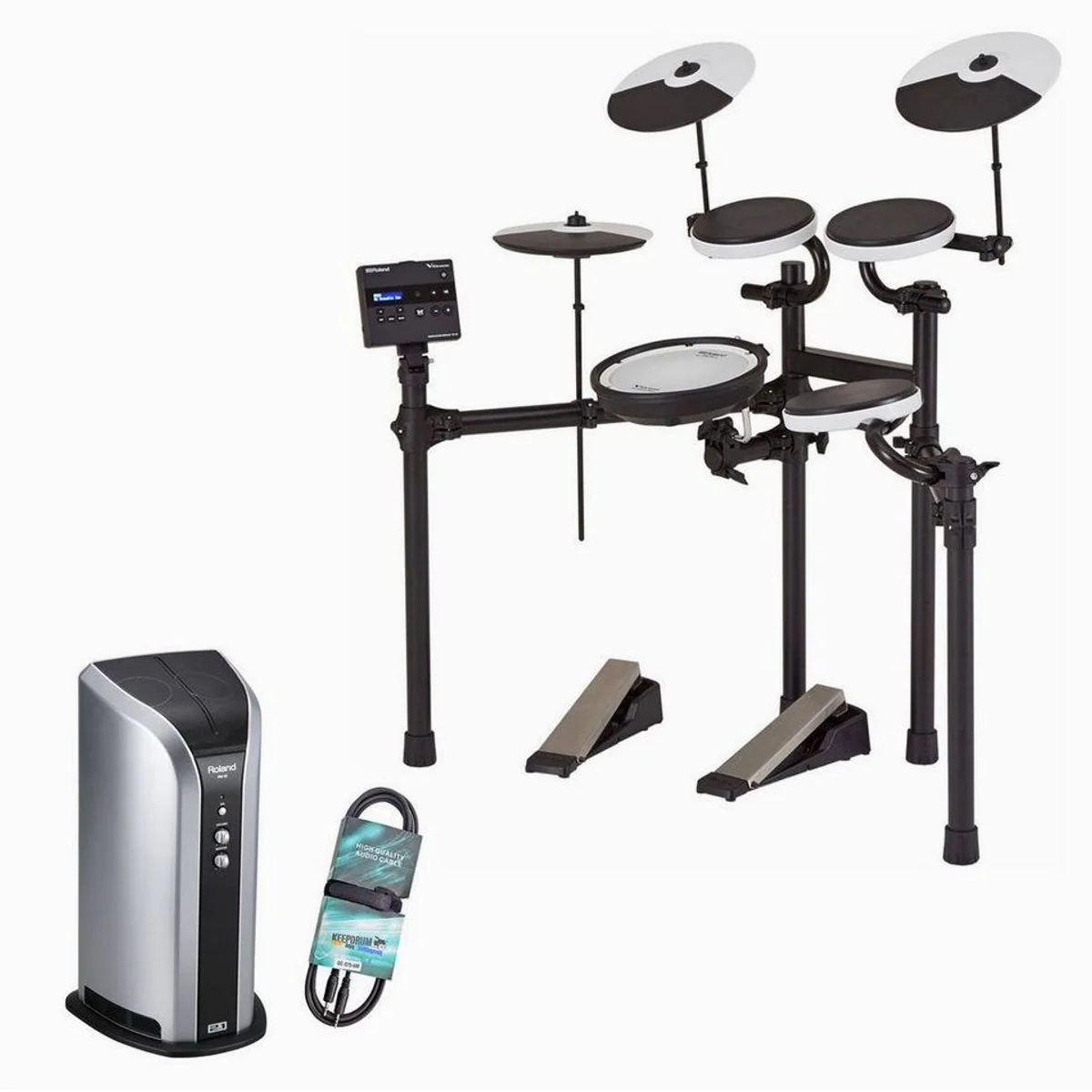 Roland TD-02KV E-Drum, 16 Kits, integriertes Metronom, robustes Design