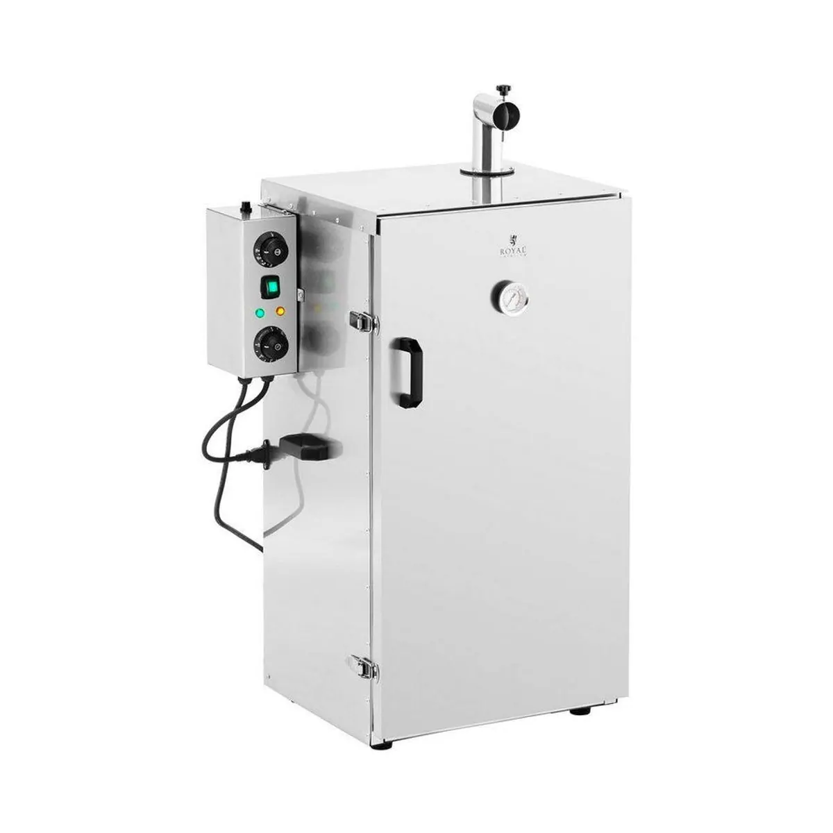 Royal Catering Räucherofen RC-FS870, 105 L, 4 Roste, Edelstahl — vielseitig, Timerfunktion, einfache Reinigung