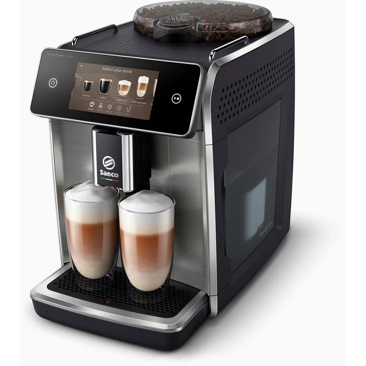 Saeco GranAroma Deluxe SM6685/00, personalisierbarer Kaffee, WLAN-fähig, Farbdisplay 3