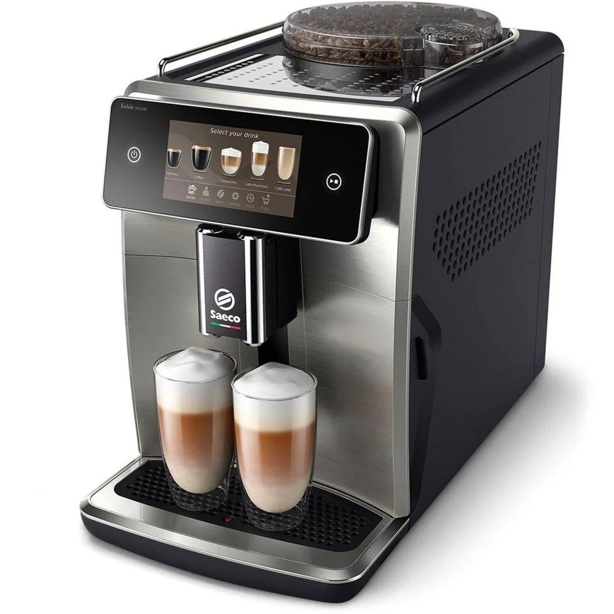 Saeco Xelsis Deluxe SM8785/00, 22 Kaffeespezialitäten, 8 Benutzerprofile, 5" Touchscreen 2