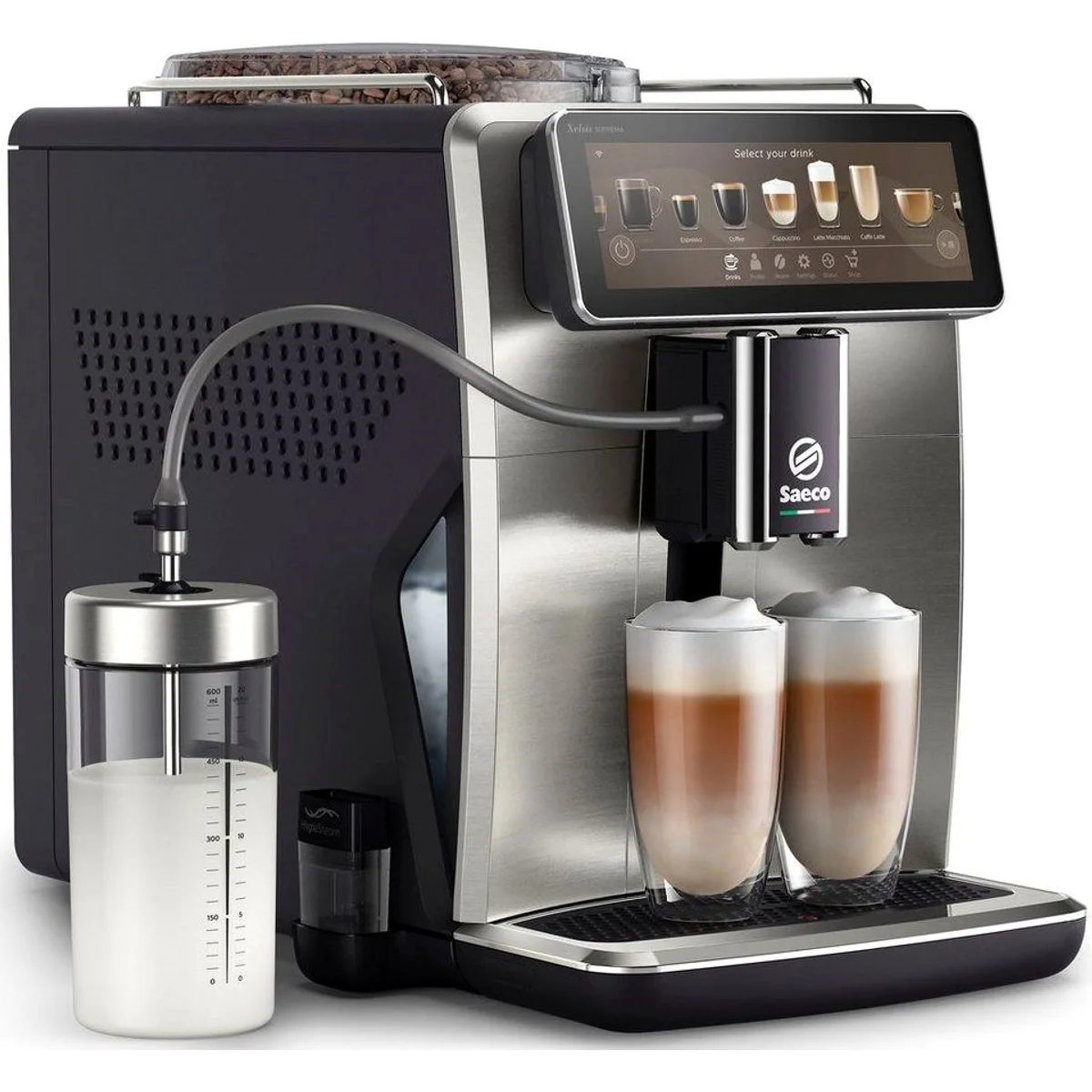 Saeco Xelsis Suprema SM8885/00, 22 Kaffeespezialitäten, 8 Benutzerprofile