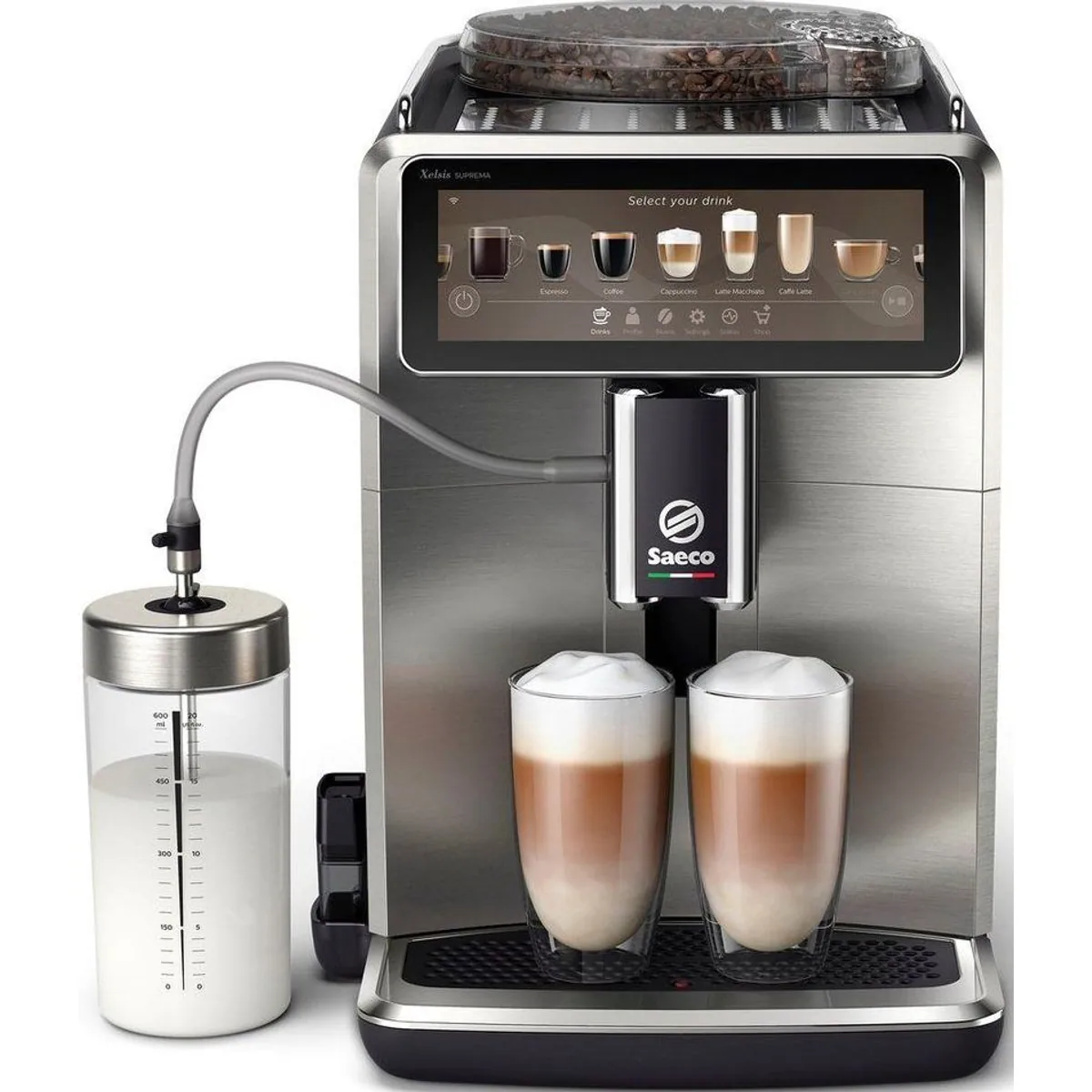 Saeco Xelsis Suprema SM8885/00, 22 Kaffeespezialitäten, 8 Benutzerprofile 2