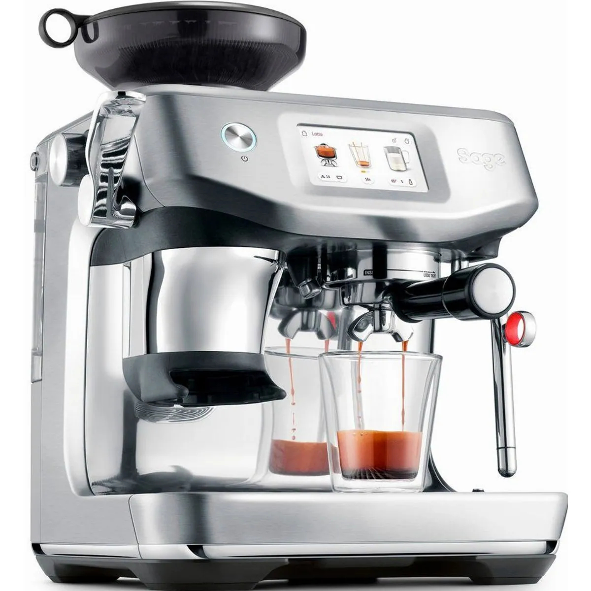 Sage Barista Touch Impress SES882BSS, präzise Extraktion, schnelles Aufheizen, Barista-Anleitung 5