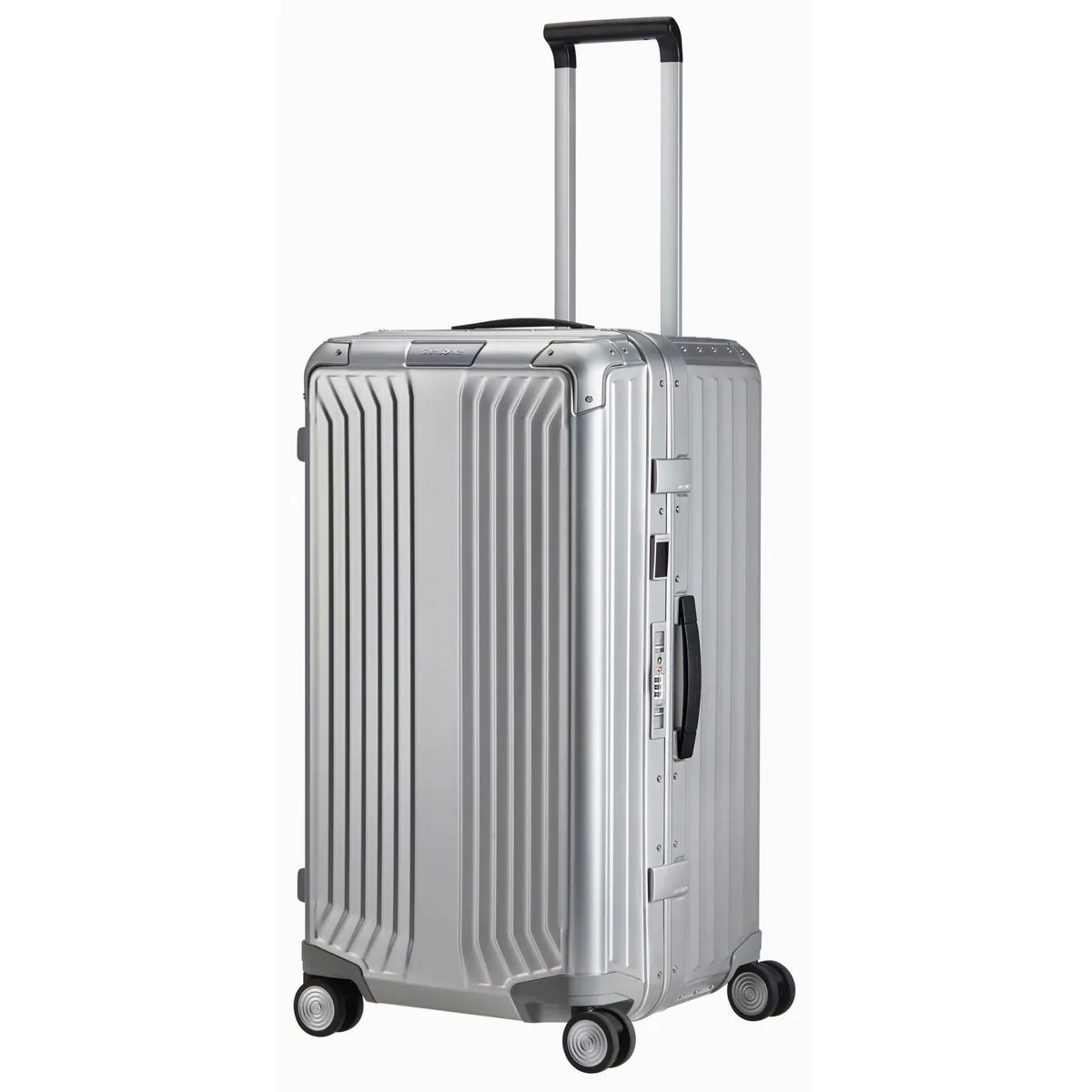 Samsonite Lite-Box Alu Trunk, stabiler Aluminium-Koffer, 4 Rollen, verschiedene Größen
