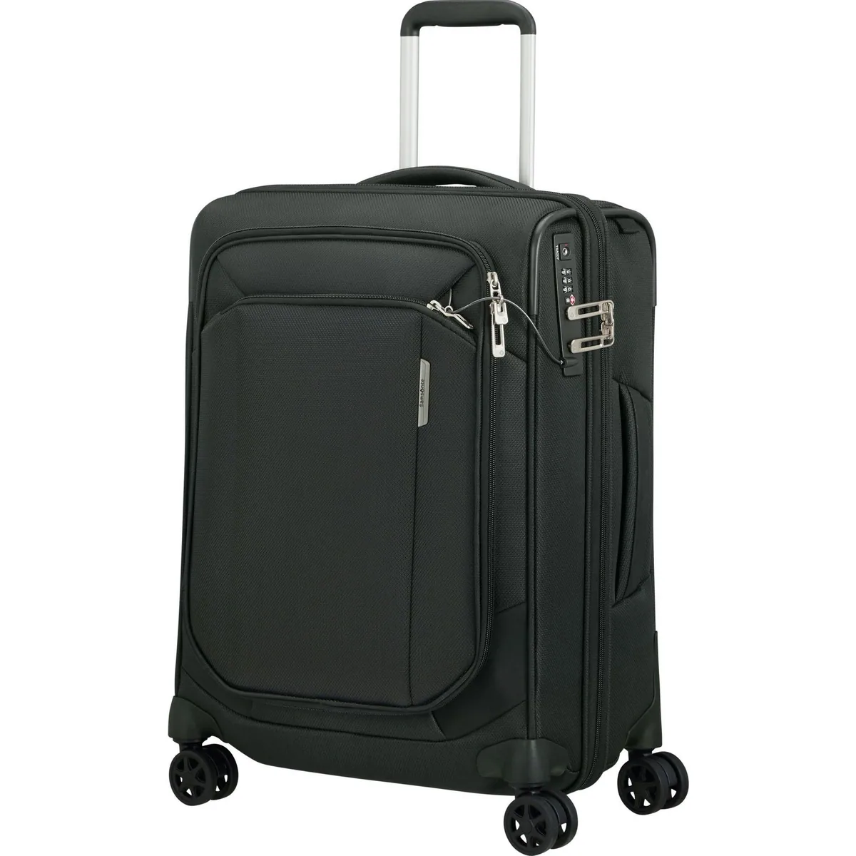 Samsonite Respark Weichgepäck-Trolley, modernes Design, langlebig, 4 Rollen