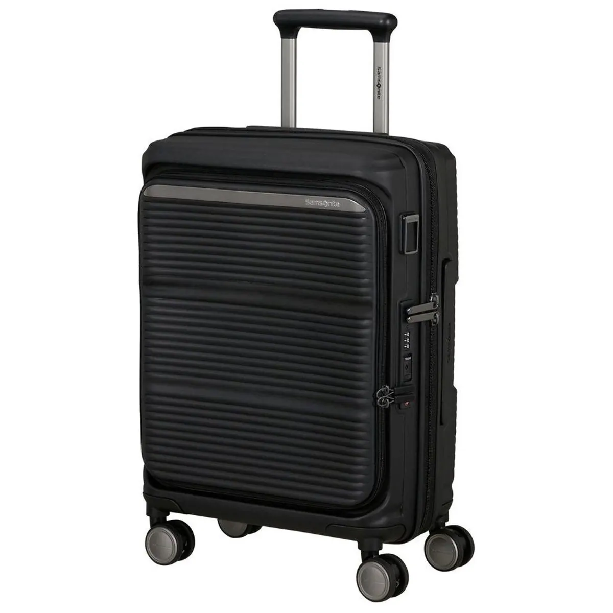 Samsonite Paralux Hartschalen-Trolley, 4 Rollen, praktisches Trolleysystem