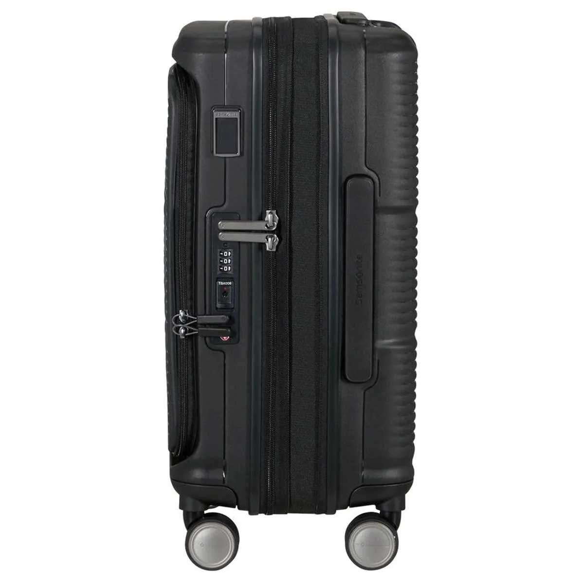 Samsonite Paralux Hartschalen-Trolley, 4 Rollen, praktisches Trolleysystem 4