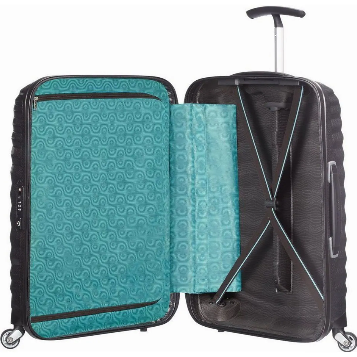 Samsonite Lite-Shock Hartschalen-Trolley, leicht & stoßfest, 4 Rollen 5