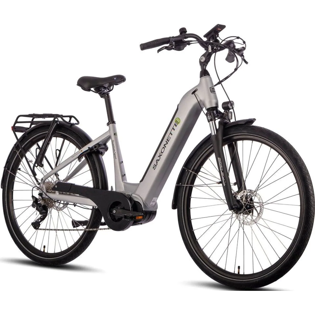 Saxonette Quantum Sport E-Bike, 10 Gang Shimano, 540 Wh Akku, Mittelmotor 2